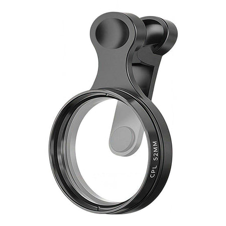 Mobile Phone Photography CPL Polarizer Lens Filter with Clip – 52mm HD Anti-Glare Camera Lens