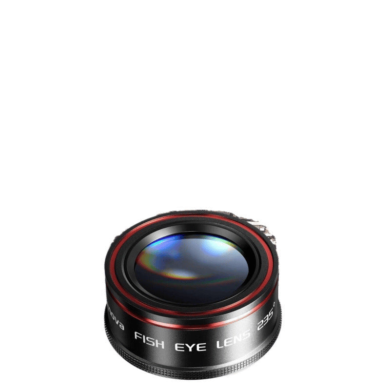 Fisheye & Wide-Angle Mobile Phone Lens Kit in Black