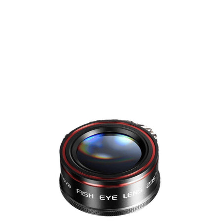 Fisheye & Wide-Angle Mobile Phone Lens Kit in Black