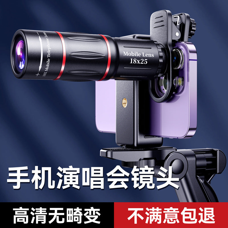 28X 18X Telephoto Mobile Phone Telescope Zoom Lens