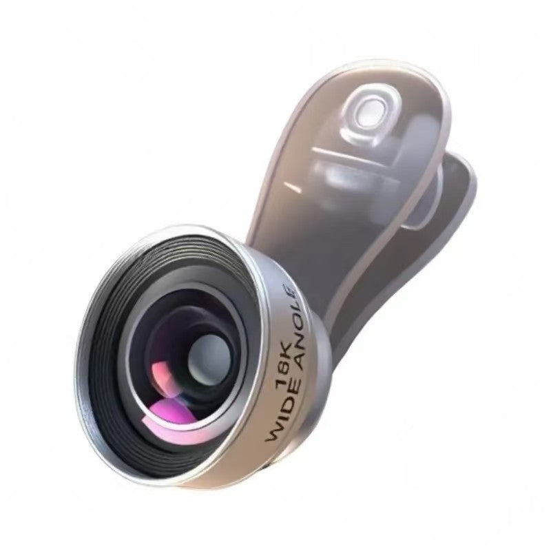 18K Live Broadcast Wide Angle Mobile Phone Camera Lens HD in White