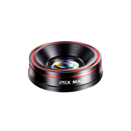 0.62X Wide Angle Fisheye Macro 3-in-1 Mobile Phone Lens HD in Red