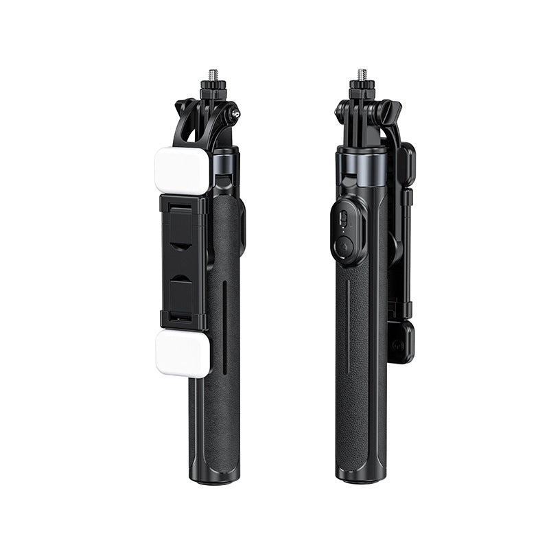 X2 1.3m 360° Rotating Selfie Stick Tripod for Mobile Phones in White