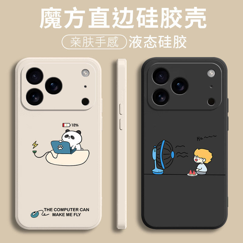 iPhone Liquid Silicone Case with Full Body Drop Protection
