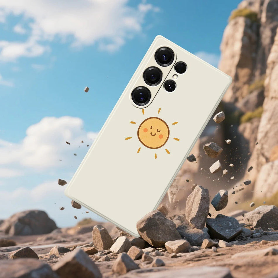 Cute Little Sun Samsung Case with Full Body Drop Protection