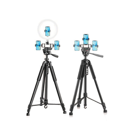 Multi-Position Adjustable Live Broadcast Tripod for Mobile Phones