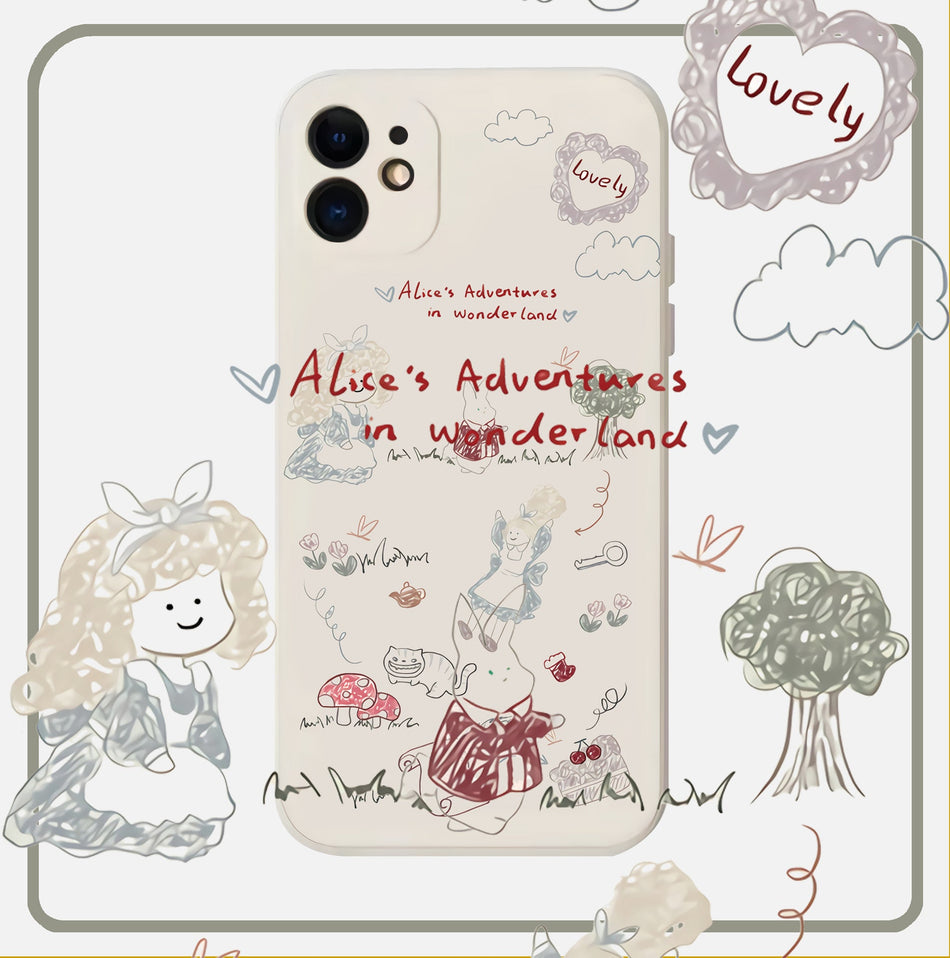 White princess illustration motorola phone case with full coverage