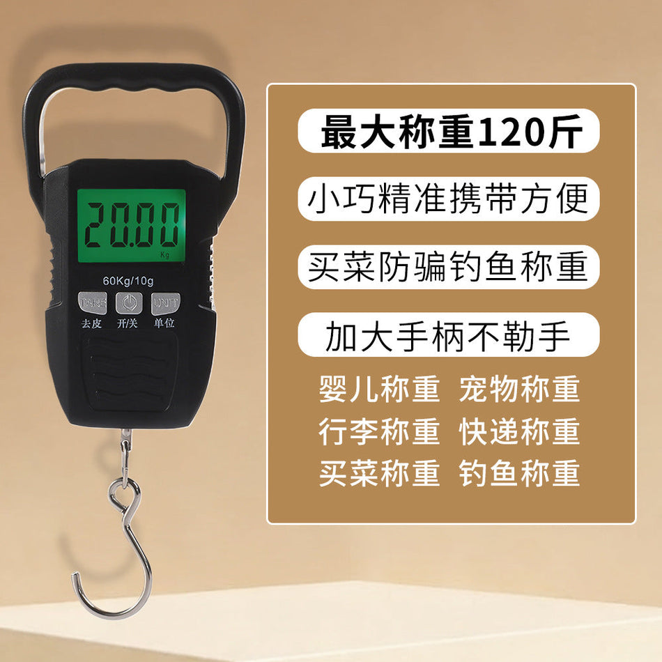 Rechargeable Portable Hook Scale for Home and Travel