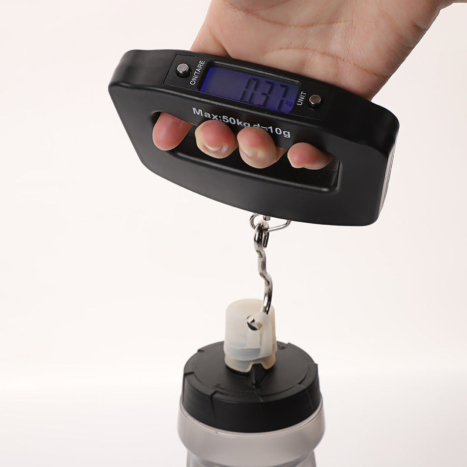 Portable 50kg Digital Hook Scale with HD Display for Travel