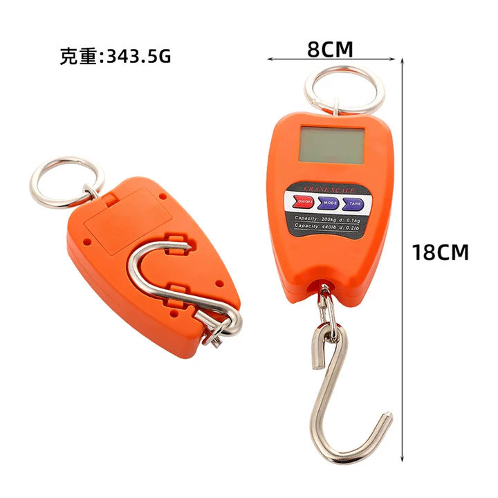 Portable Mini Digital Hook Scale for Luggage and Courier Use