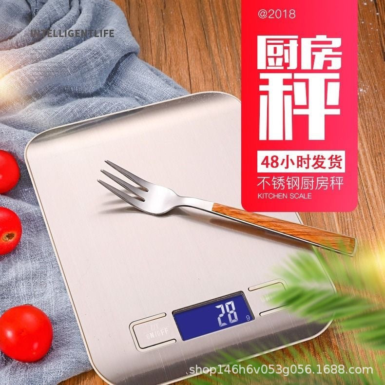 5kg Stainless Steel Digital Kitchen Scale for Precision Baking