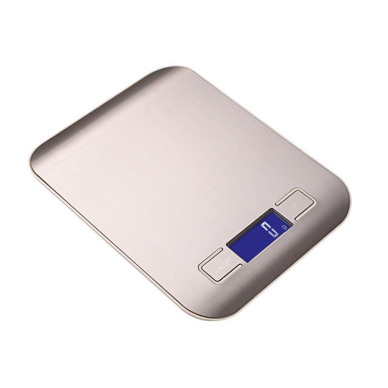 5kg Stainless Steel Digital Kitchen Scale for Precision Baking in white