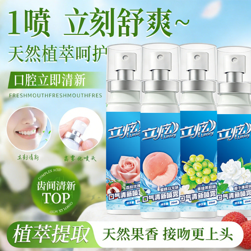 Lixuan Portable Oral Freshening Spray Breath Freshener Travel