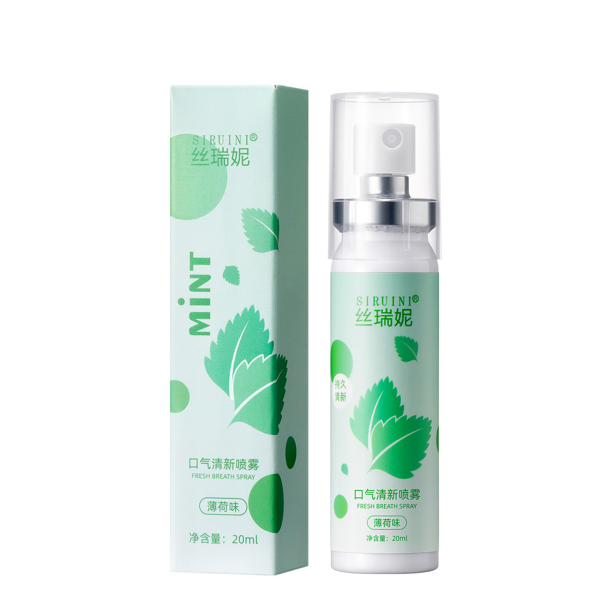 Mint Sirenii Fruit Flavor Oral Breath Freshening Spray Portable Mist