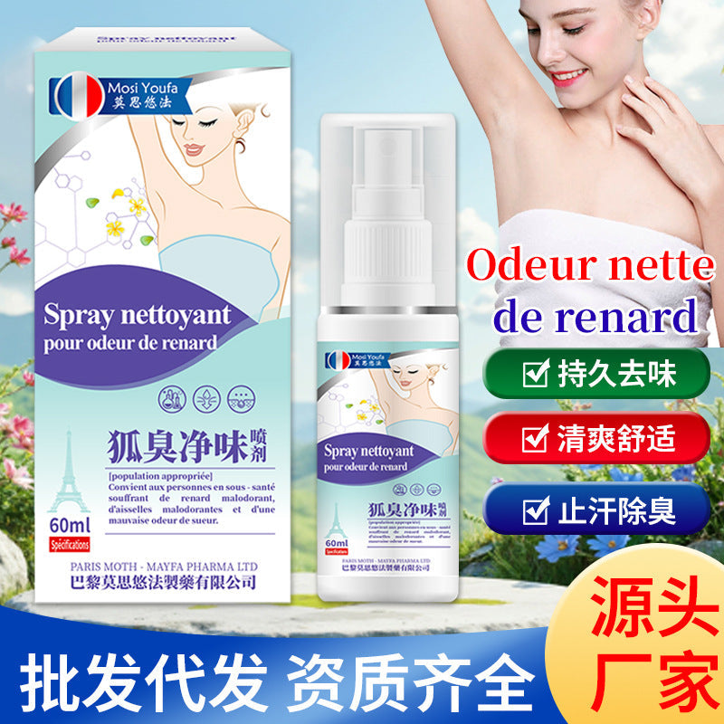 Unisex Underarm Antiperspirant Deodorant Spray Long-Lasting