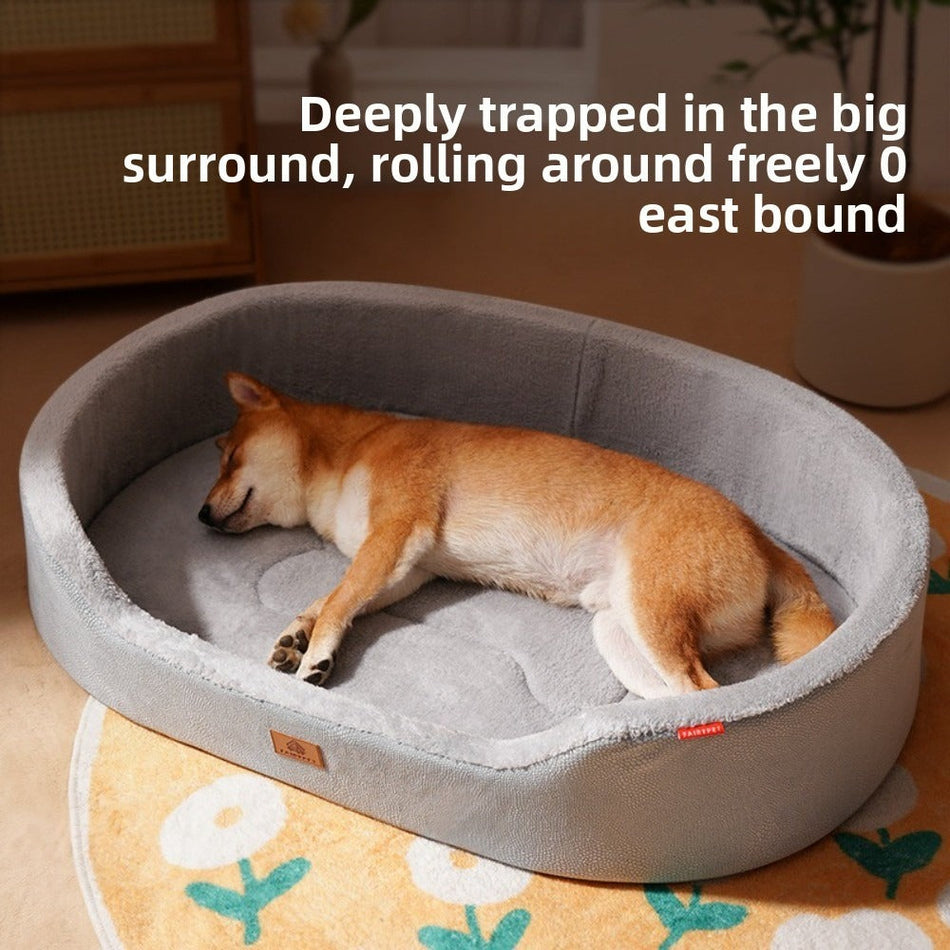 Removable Inner Pad Pet Bed Dog House for Comfort Sleep