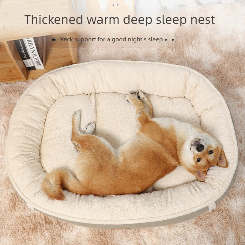 Thickened Elevated Pet Bed for Dogs and Cats All Seasons