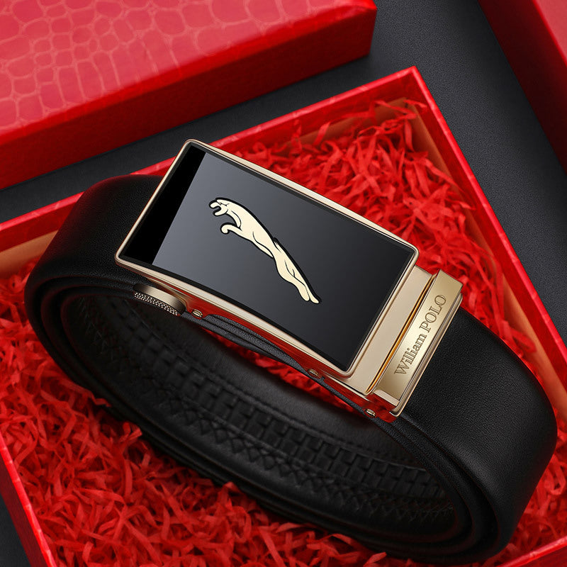 William Polo Genuine Leather Men's Belt