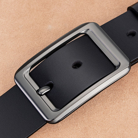 William Polo Men's Belt – Genuine Cowhide Business & Casual Belt