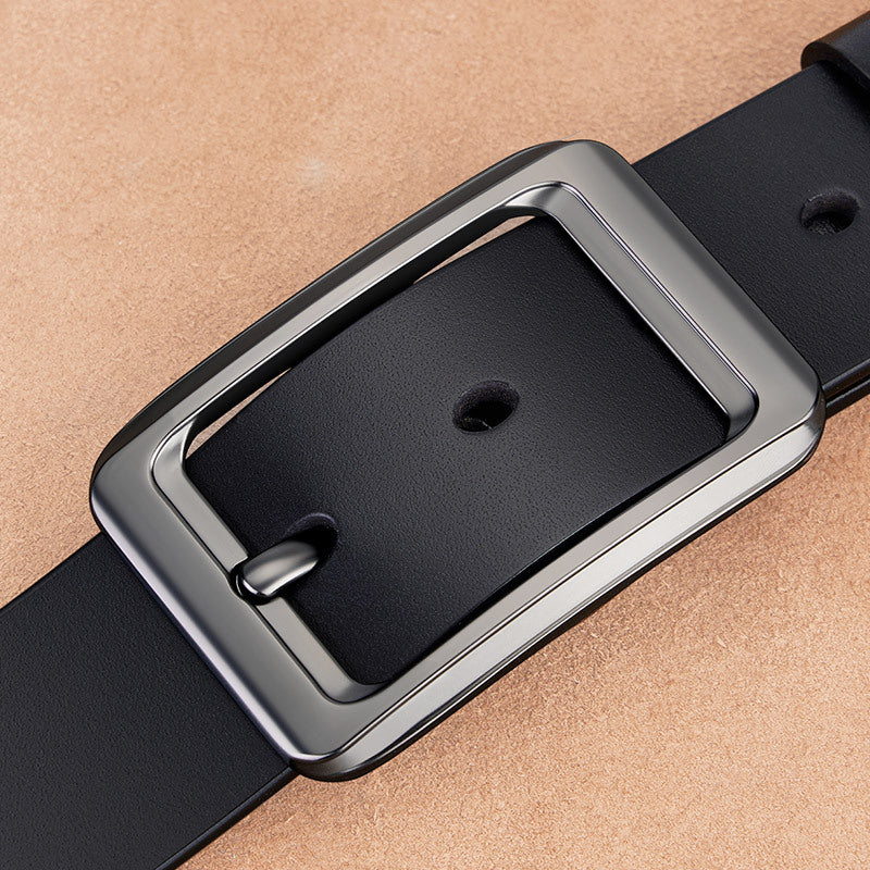 William Polo Men's Belt – Genuine Cowhide Business & Casual Belt