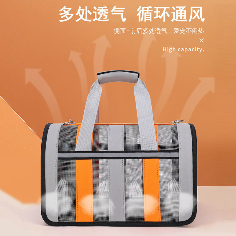 Large Space Mesh Breathable Foldable Pet Handbag Carrier