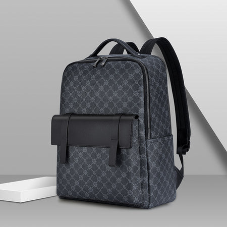 Casual Sports Backpack – Waterproof Travel & Business Laptop Backpack in Light Gray