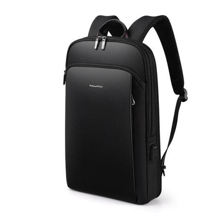 Business Backpack – Slim 14-Inch Laptop Commuter Travel Backpack in Black