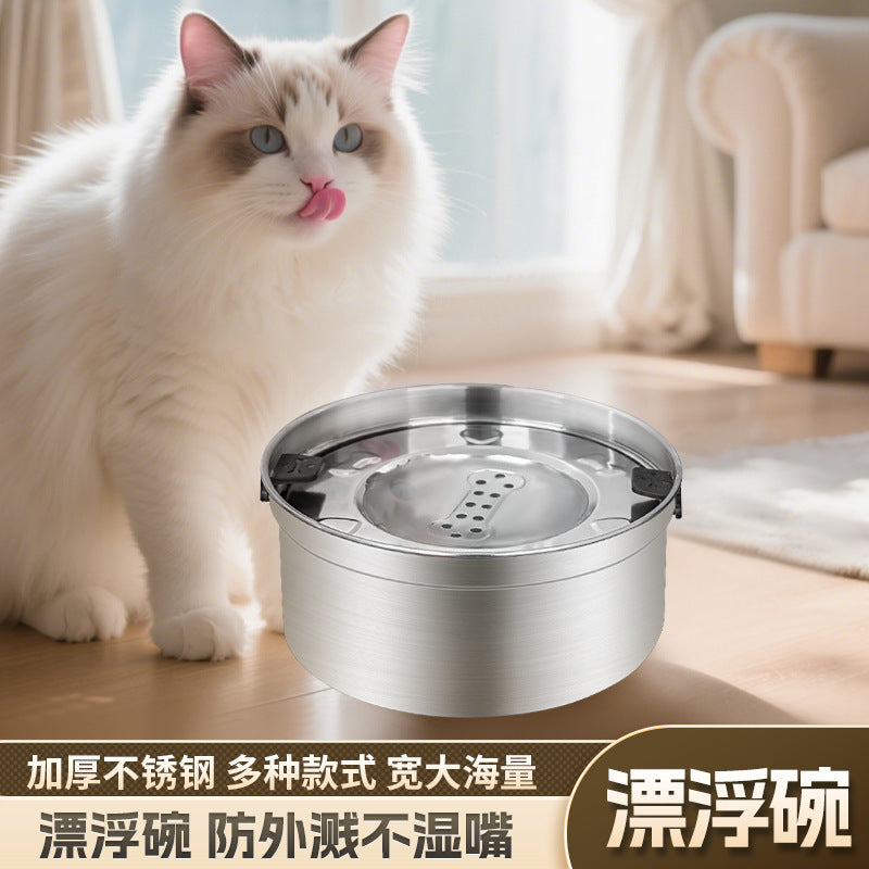 Suspended Stainless Steel Extra Large Pet Bowl for Dogs Cats
