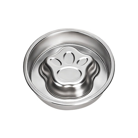 304 Stainless Steel Slow Feeder Anti-Slip Pet Bowl for Dogs Cats