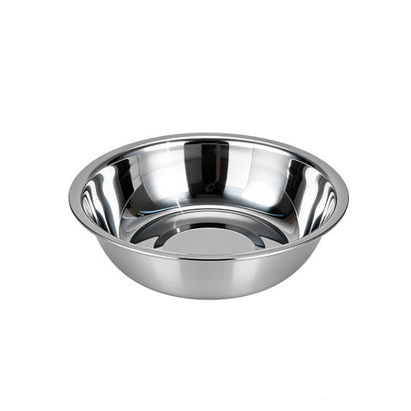 Stainless Steel Wide-Rim Thickened Pet Food Bowl Set for Home