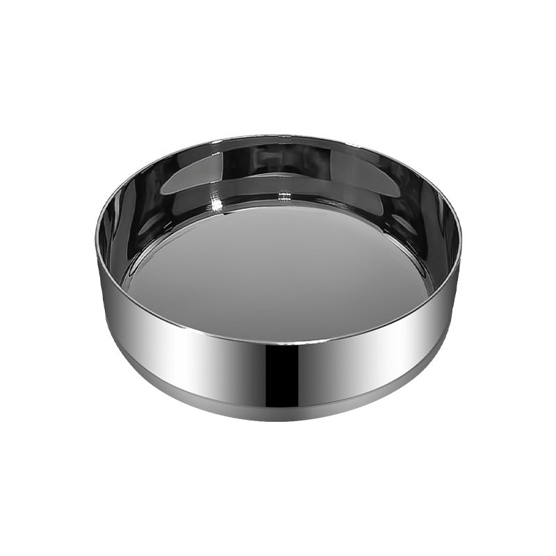 304 Stainless Steel Anti-Spill Pet Bowl for Cats and Dogs in gray