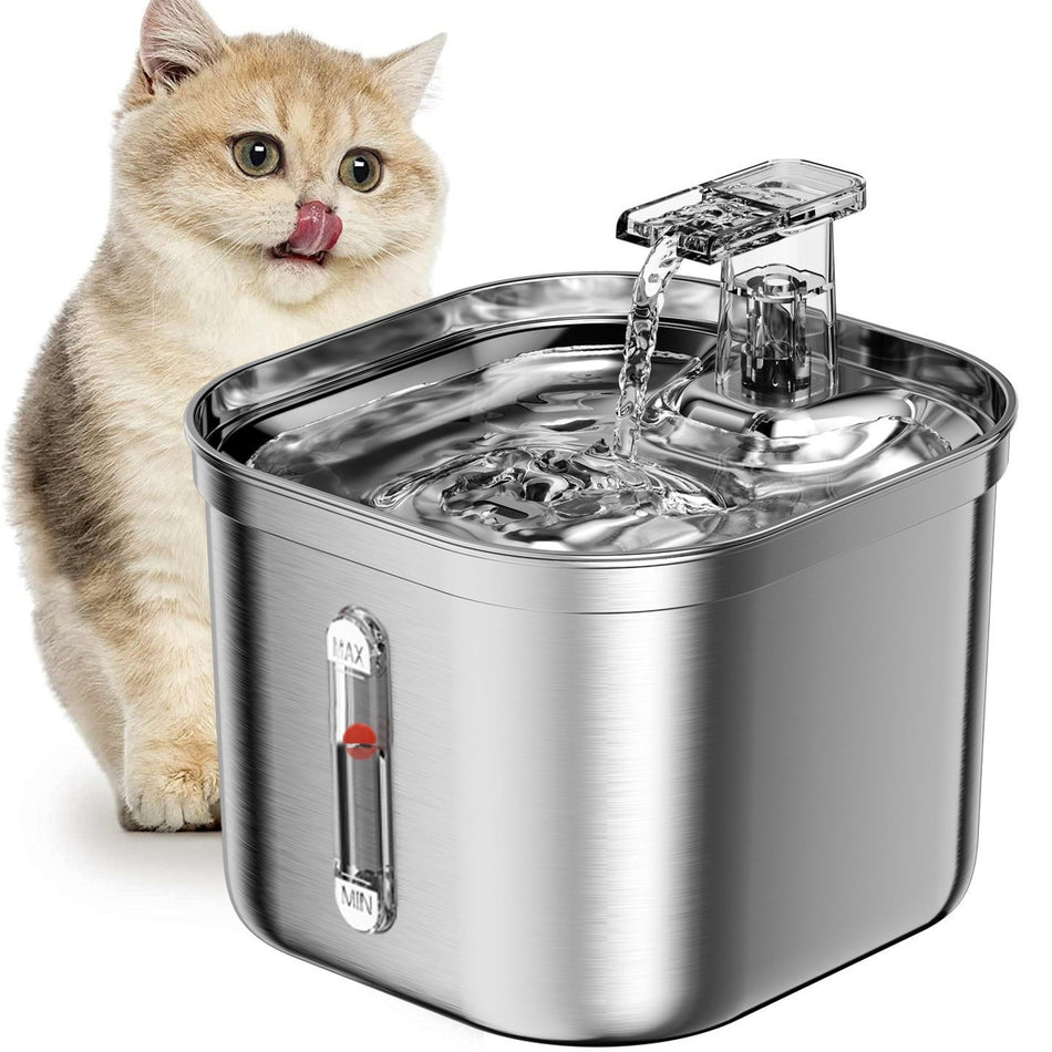 304 Stainless Steel Automatic Circulating Pet Water Dispenser