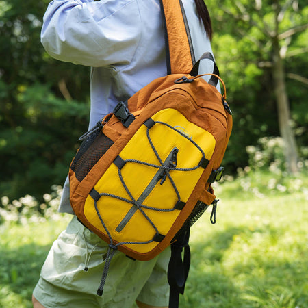 Large Capacity Outdoor Hiking Backpack for Men and Women in Khaki