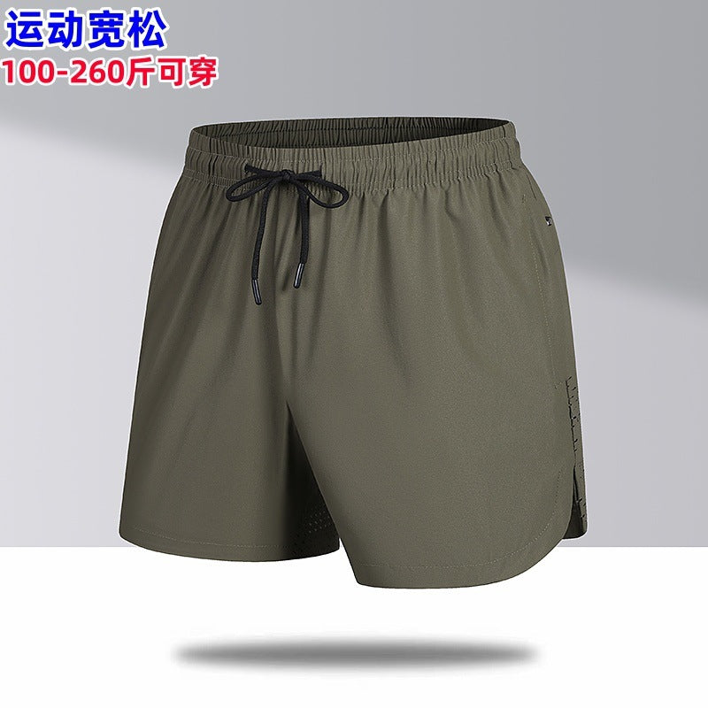 Men's Quick-Dry Performance Shorts – Lightweight Ice Silk Fit
