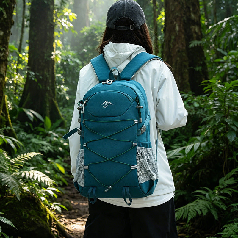 35L Waterproof Lightweight Outdoor Hiking Backpack for Men in Khaki