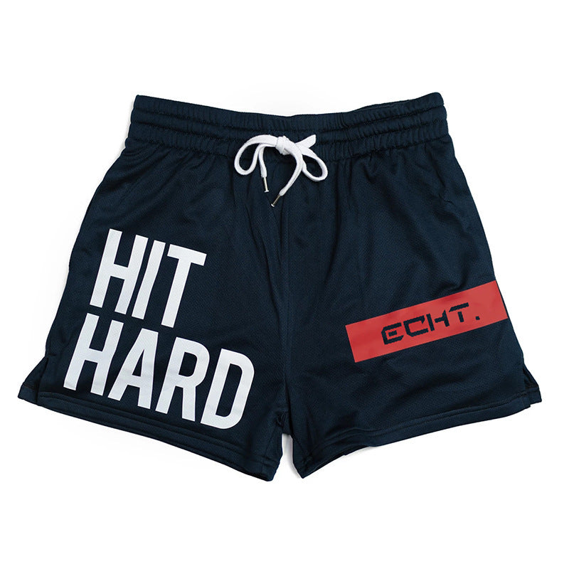 Men's Quick-Dry Mesh Sports Shorts – Breathable Stretch Fit