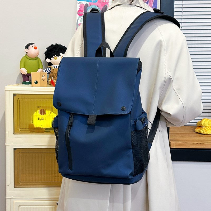 Large Capacity Neutral Fashion Backpack for Travel and School