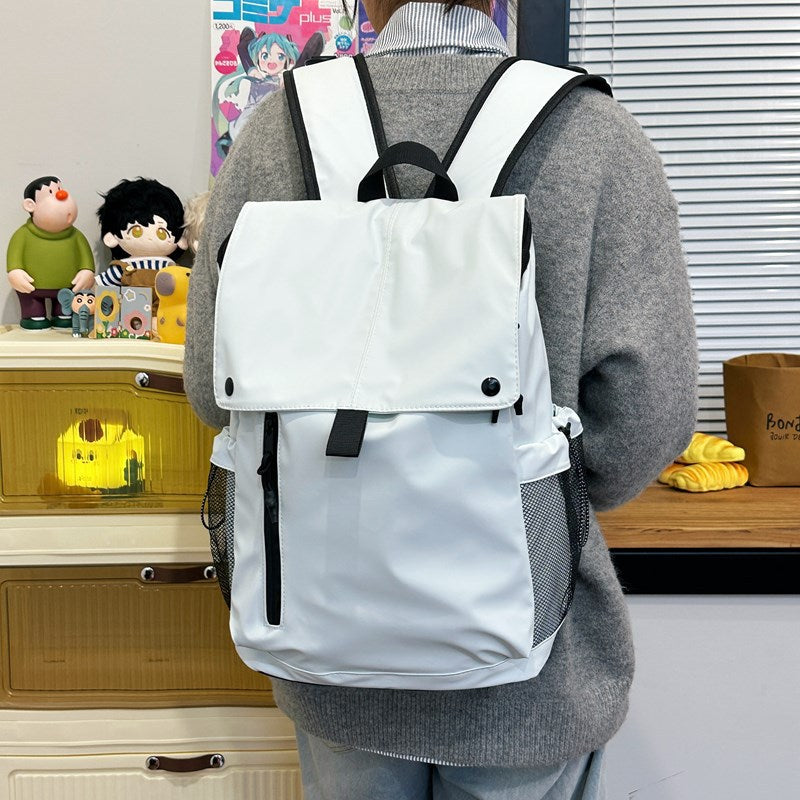 Large Capacity Neutral Fashion Backpack for Travel and School
