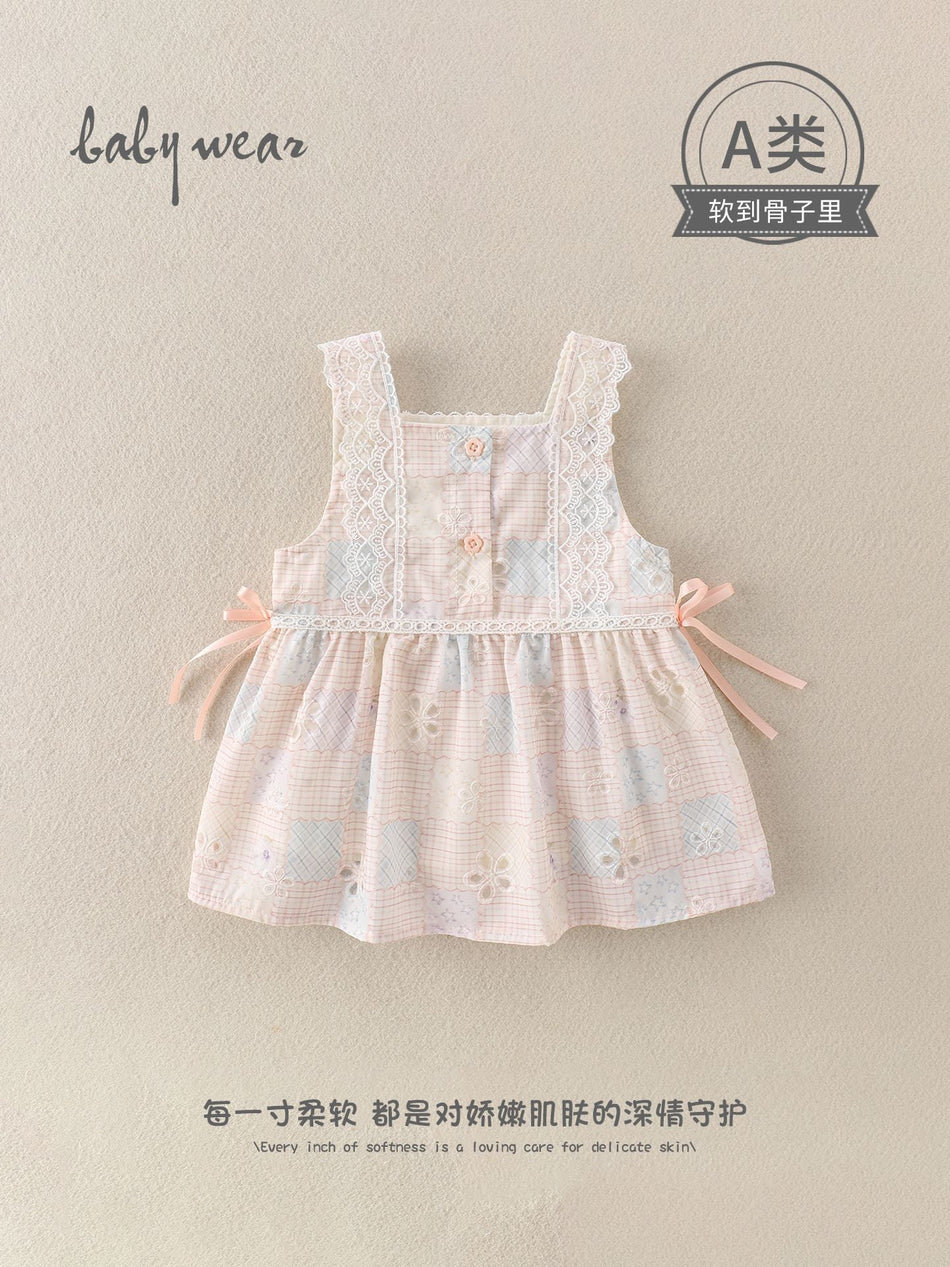 Girls’ Summer Thin Princess Dress Sweet Fairy Style