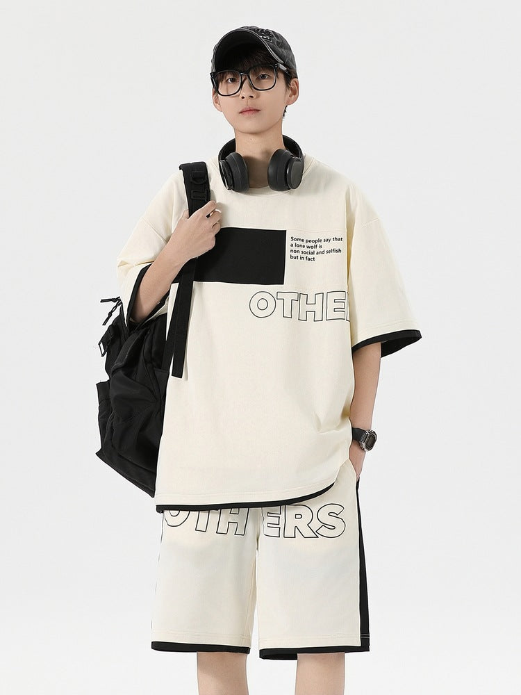 Men's Summer Sports Set – Short Sleeve T-Shirt & Shorts