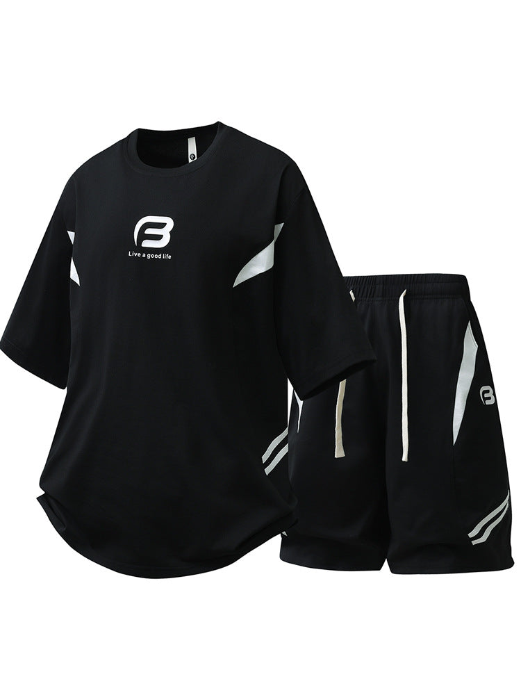 Men's Casual Sports Set – Short Sleeve T-Shirt & Pants
