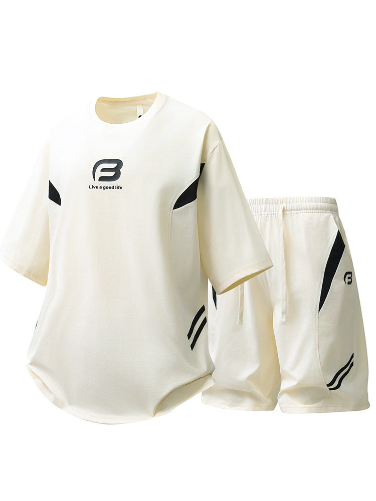 Men's Casual Sports Set – Short Sleeve T-Shirt & Pants