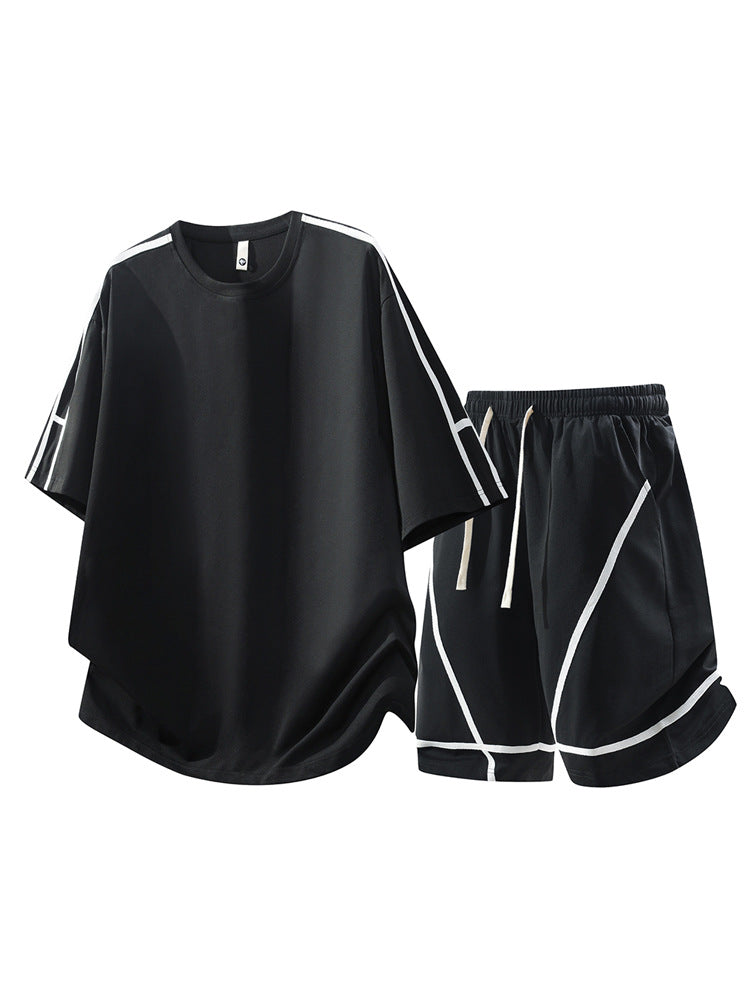 Men's Summer Sports Set – Short Sleeve T-Shirt & Shorts
