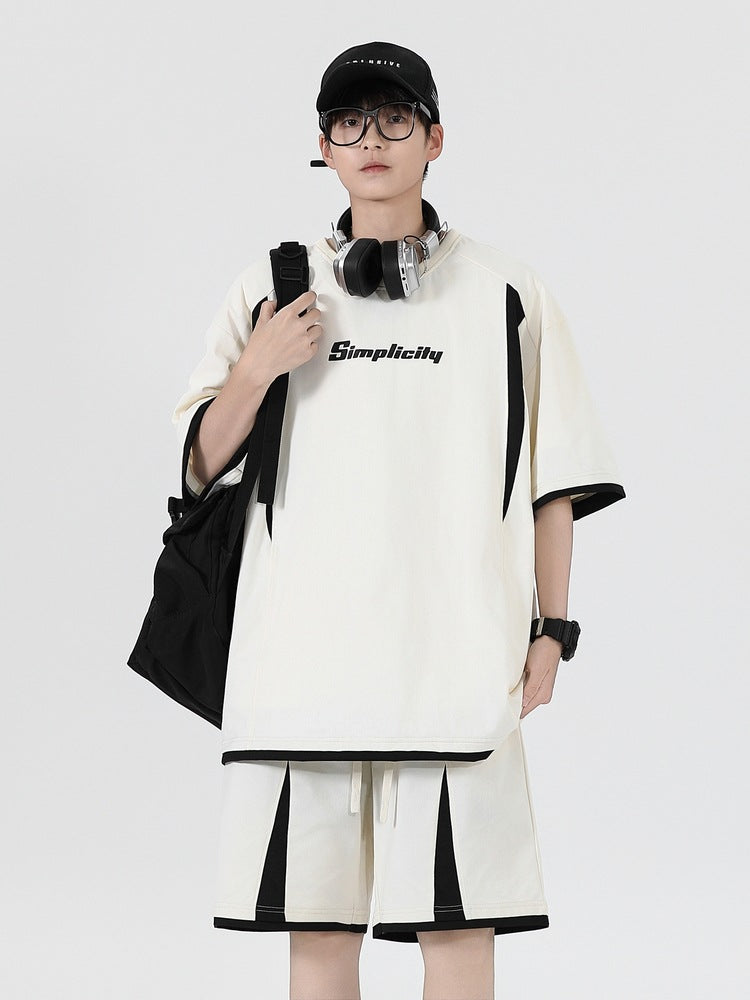 Men's Casual Summer Set – Short Sleeve T-Shirt & Shorts
