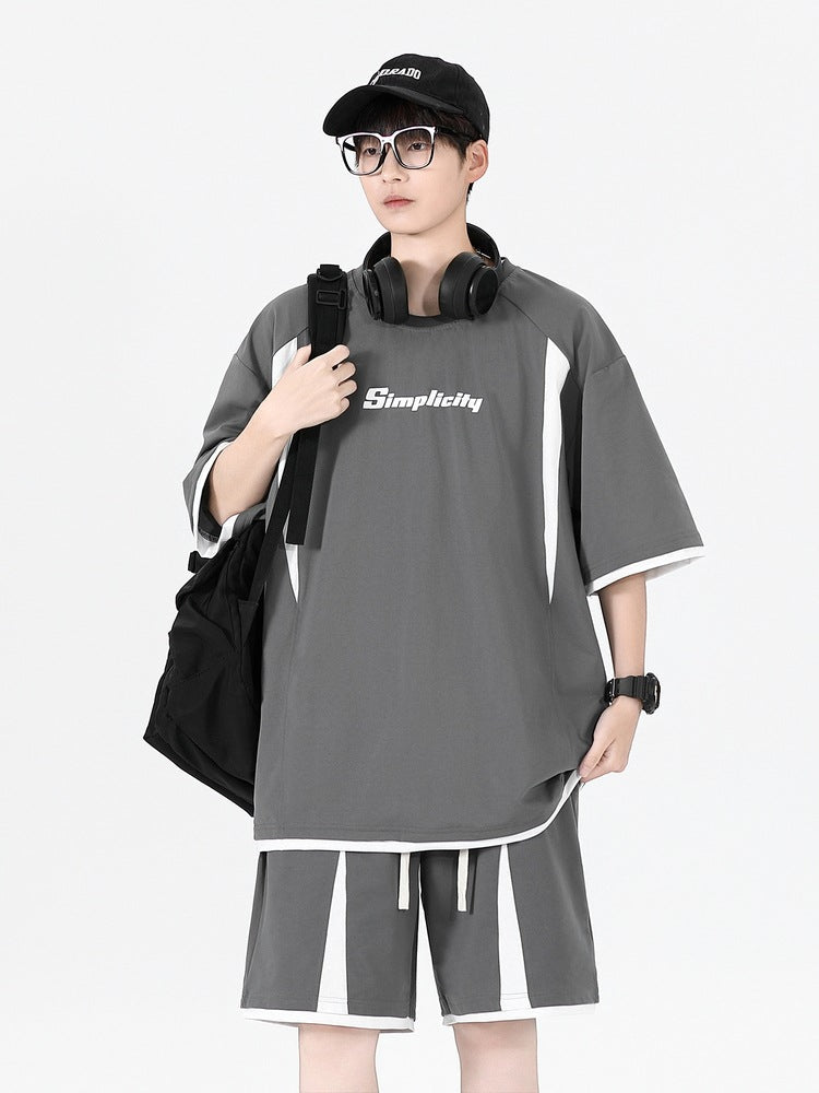 Men's Casual Summer Set – Short Sleeve T-Shirt & Shorts
