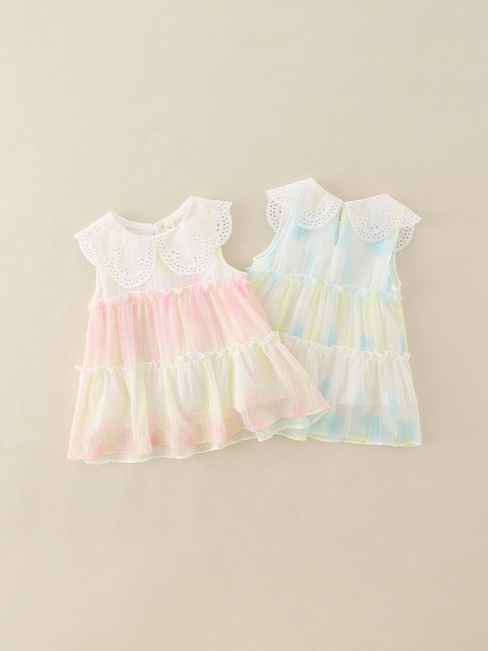 Girls’ Breathable Short-Sleeve Summer Dress