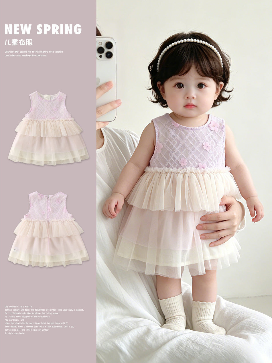 Girls’ Thin Princess Summer Dress for Baby Girls