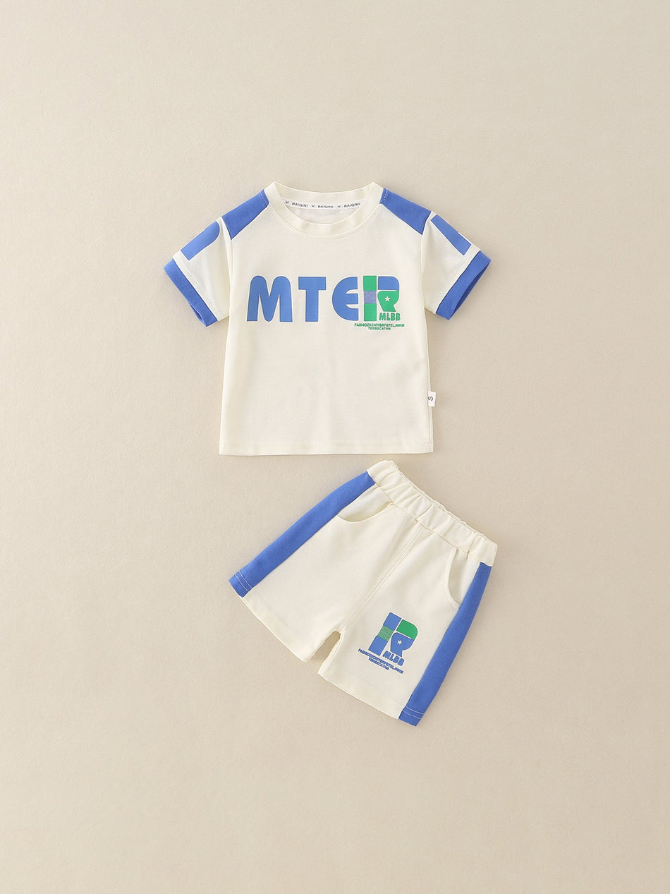 Boys’ Breathable Sports Two-Piece Summer Set
