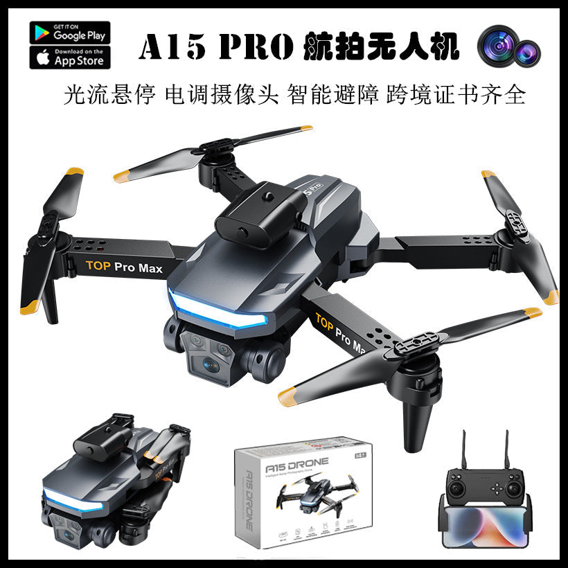 Foldable HD Camera Drone with Optical Flow & Obstacle Avoidance