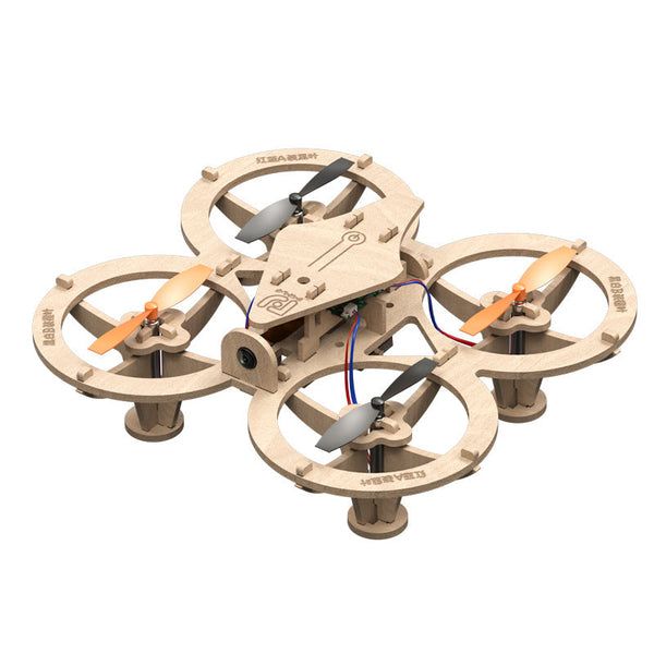 DIY Wooden Drone Kit with Camera & Optical Flow Positioning